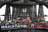 Masivny protest v Sydney na podporu Palestincanov
