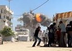 Izrael po evakuacii mesta Gaza zrovnal budovu