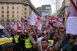 Policia pri proteste vo Velkej Britanii zadrzala devat osob