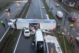 Tragicka nehoda na D1 pri Ilave 56 rocny vodic dodavky zahynul