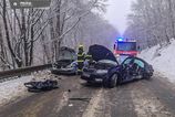 Pre vaznu dopravnu nehodu na vychode SR policajti odklaniaju dopravu
