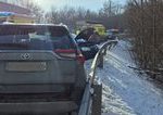 Zrazka aut v prudkej zakrute Tehotna zena v bezvedomi