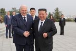 Kim Cong un privital bieloruscheho prezidenta v Pchjongjangu