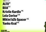 HOR Berlin mieri na festival Grape Kompletny line up Jagermeister stage u je vonku