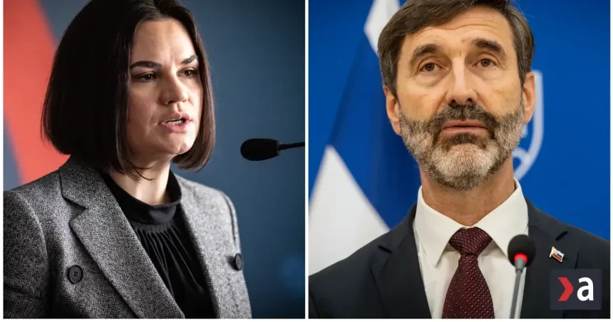 Blanár sa stretol s bieloruskou opozičnou líderkou. Žiadala viac víz pre Bielorusov