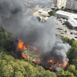Hasiči bojovali s ohňom v nitrianskych kasárňach až do rána