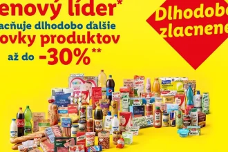 Lidl zlacňuje stovky produktov ako dlhodobý cenový líder