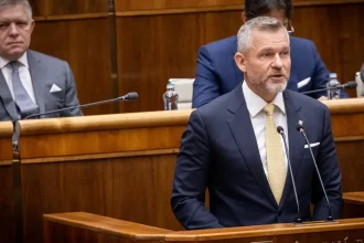 Pellegrini predniesol v parlamente svoj prejav