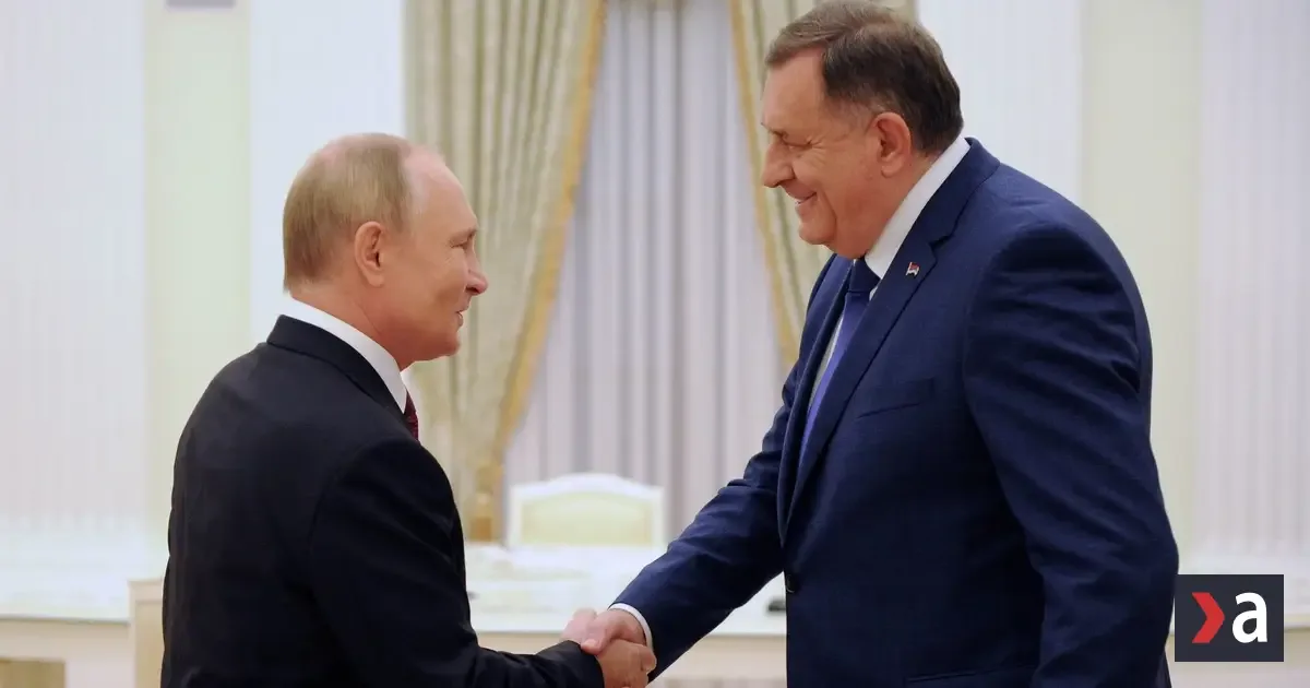 Putin vyjadril podporu Dodikovi a jeho spojencom pred voľbami v Bosne a Hercegovine