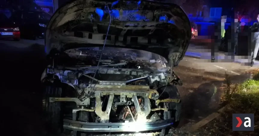 V Kysuckom Novom Meste horelo auto: Škoda za 65-tisíc eur