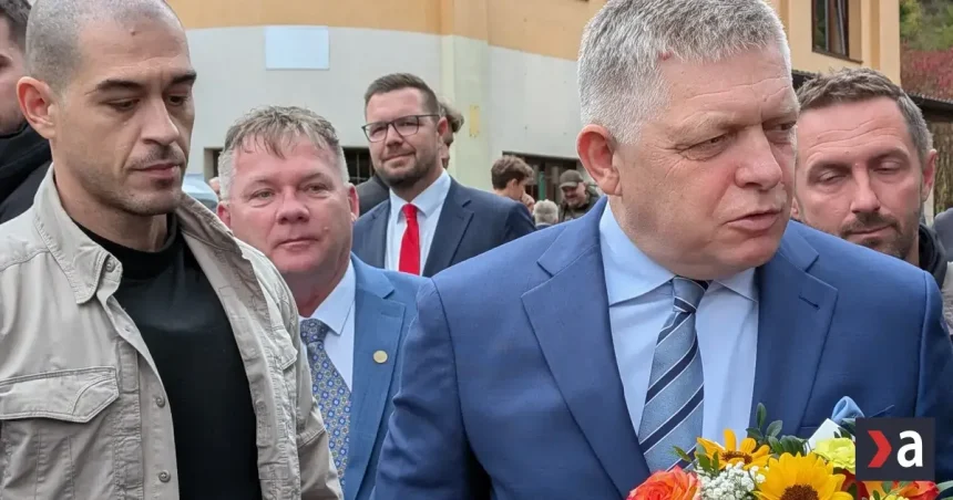 Voľné stretnutie s Robertom Ficom v Gelnici: Guláš, Drišľak a politické odkazy na Ukrajinu