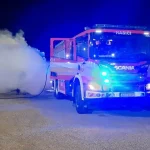 Hlohovec: Požiar ťahača spôsobil škodu za 25-tisíc eur, príčina nie je známa
