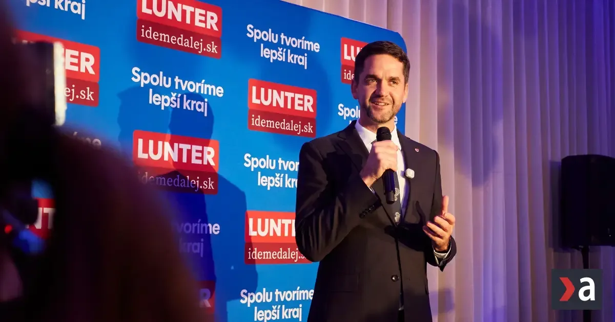 Lunter ohlásil víťazstvo v Banskobystrickom kraji, poďakoval za jednoznačnú podporu