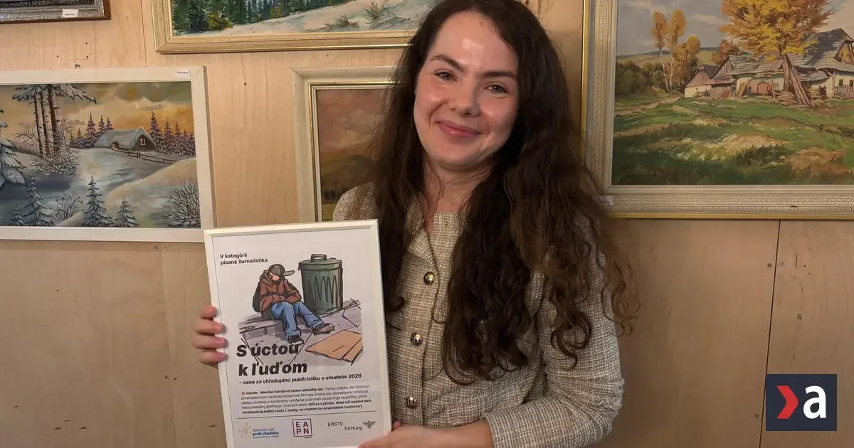 Novinárka Monika Vatrálová získala ocenenie. Prečítajte si jej víťazný článok