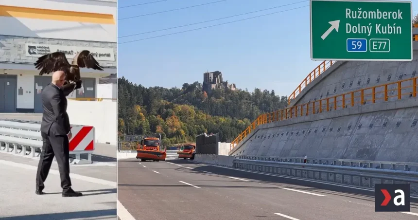 Otvorenie D1 pri Ružomberku vyvolalo na Slovensku kritiku