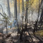 Požiar v katastri Smolníka sa nešíri, monitoring požiariska zohráva dôležitú úlohu