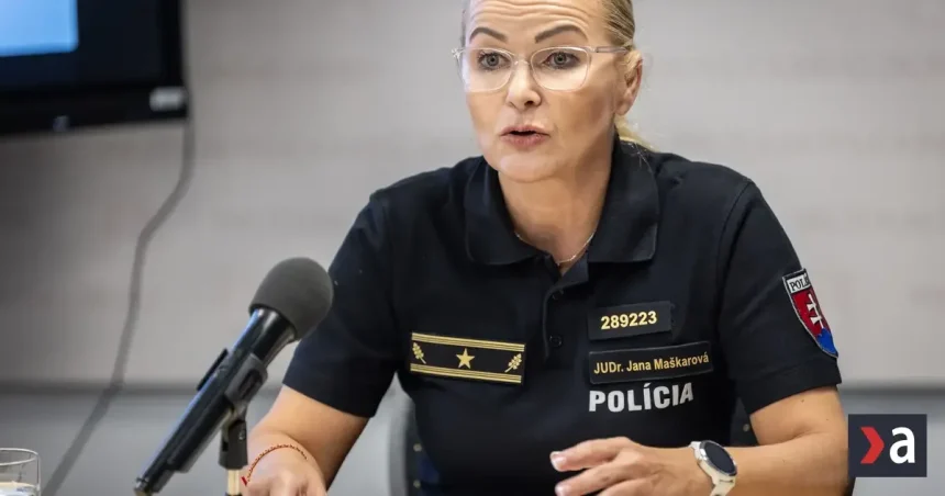 Šéfka polície Maškarová reagovala na zákrok policajtov po útoku v Staškove
